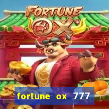 fortune ox 777 fortuna 77